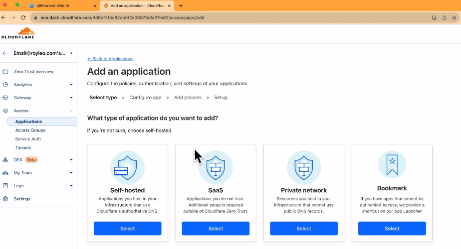 图片[13]-抗攻击 无需开放额外端口 无需服务器 随时随地访问局域网Web应用 Cloudflare Tunnel-知遇博客