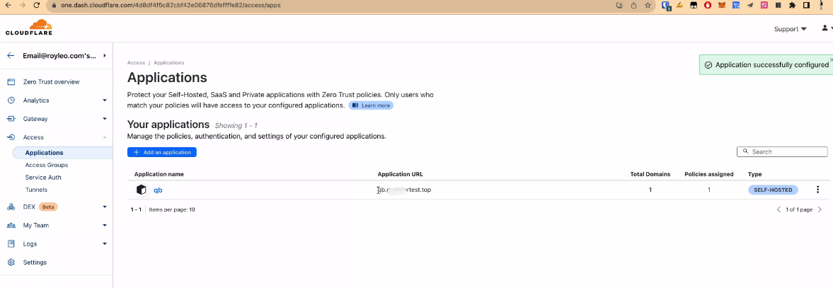 图片[16]-抗攻击 无需开放额外端口 无需服务器 随时随地访问局域网Web应用 Cloudflare Tunnel-知遇博客