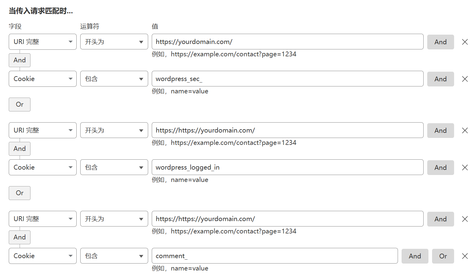 图片[3]-一个适用于标准普通 WordPress 博客站点的CloudFlare Cache Rules缓存规则-知遇博客