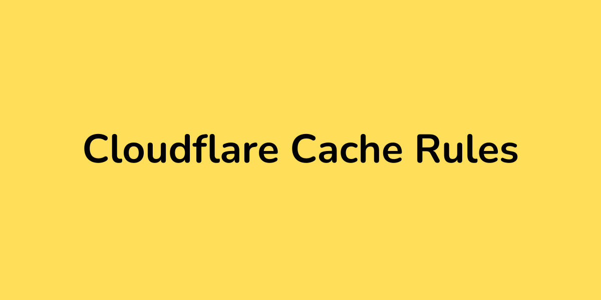 Typecho博客系统专用的CloudFlare Cache Rules缓存规则-知遇博客